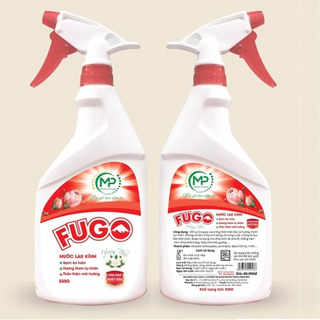 Nước lau kính FUGO hương nhài 500ml